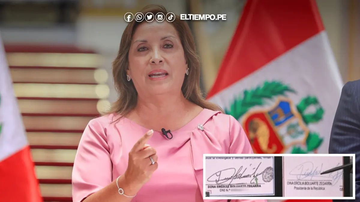firmas falsas de Dina Boluarte firmas falsas de Dina Boluarte