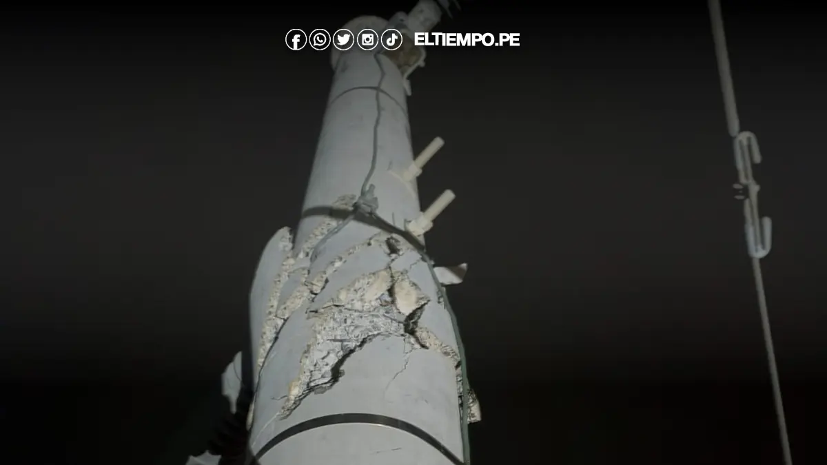 incidentes con postes eléctricos