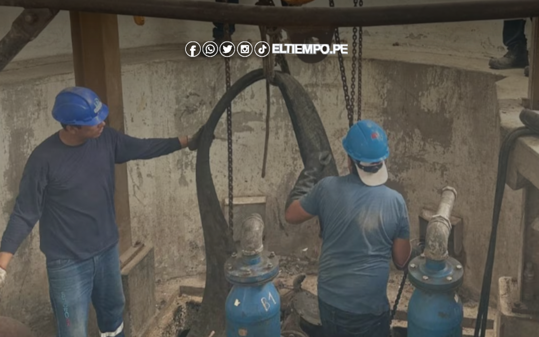 Anuncian corte de agua potable en varios sectores de Piura por mantenimiento en EBAR San José