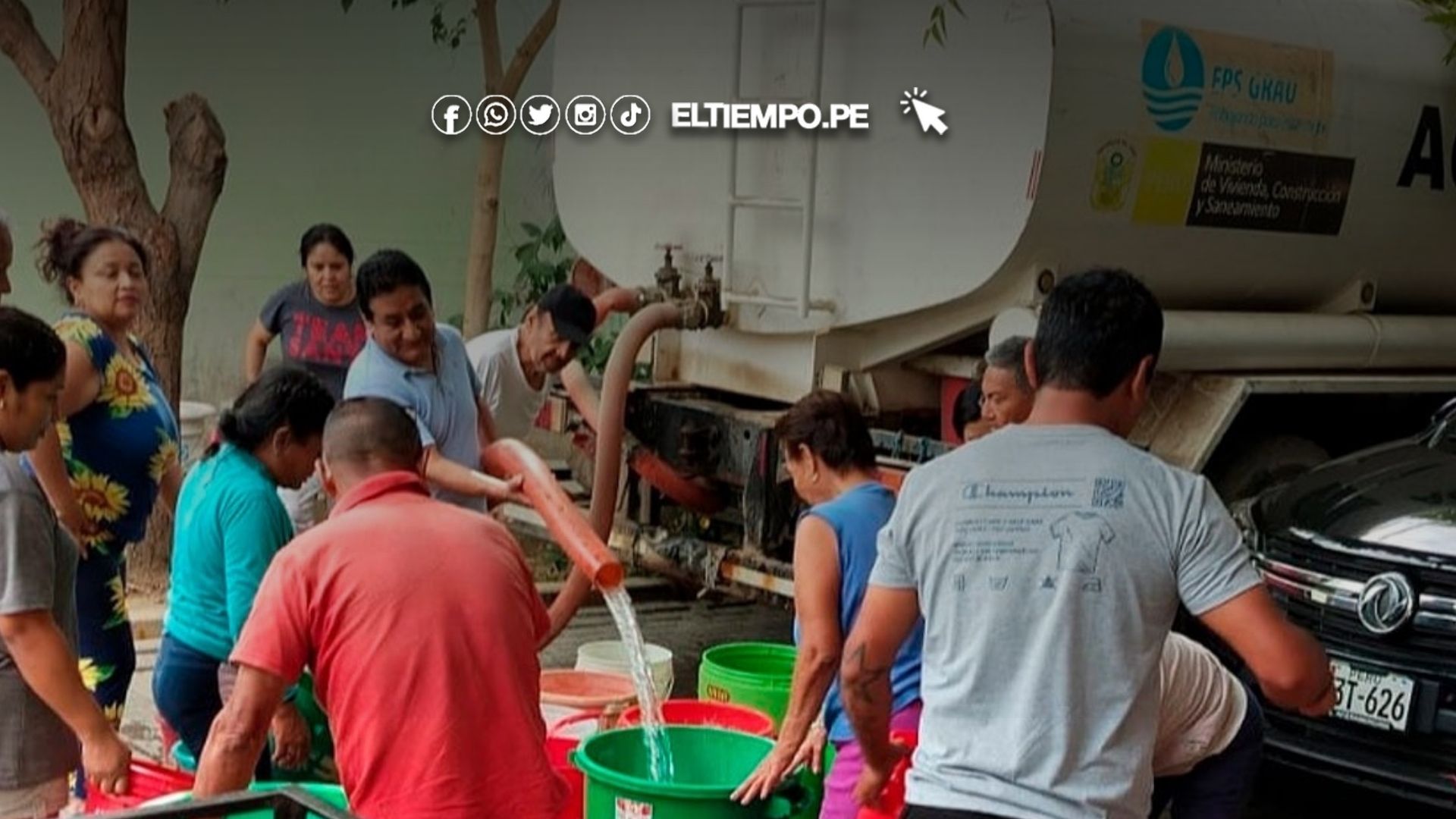 sectores sin agua piura