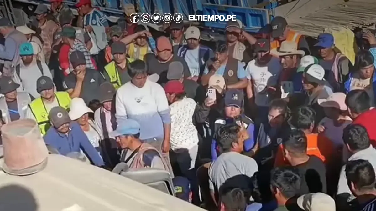 bloqueo de carreteras en el sur del perú