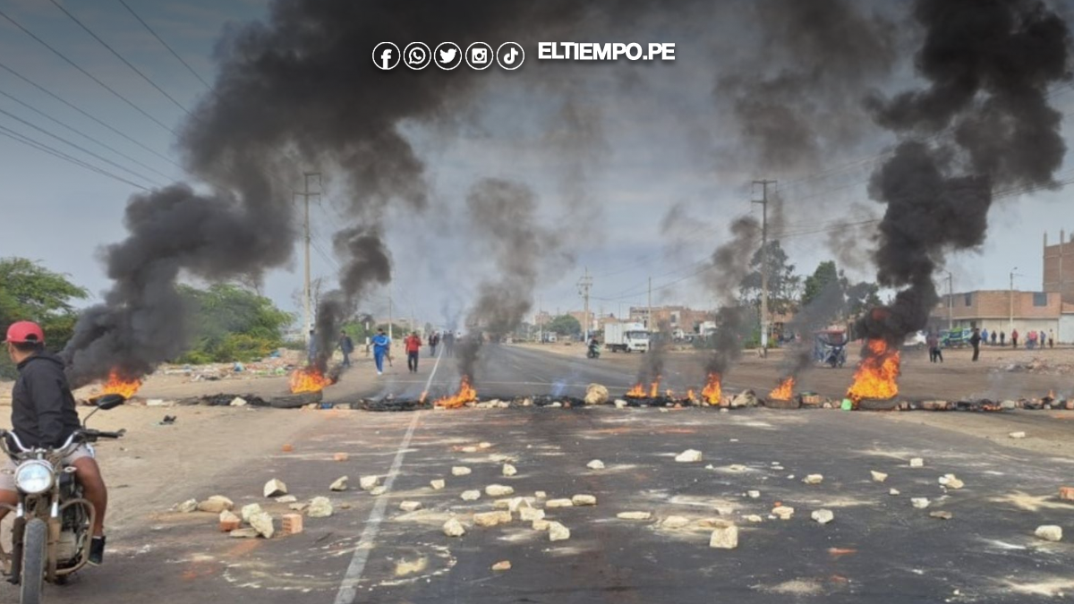bloqueos de carreteras afectan en 0.2