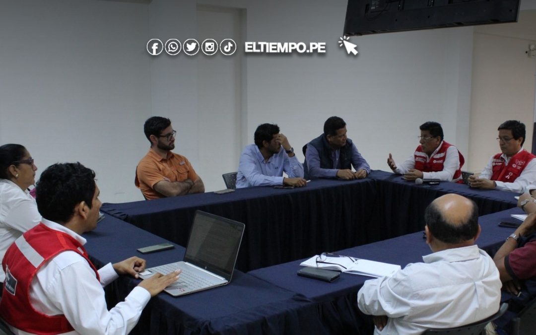 Piura: Buscan unificar proyectos de drenaje pluvial para mejorar respuesta ante lluvias