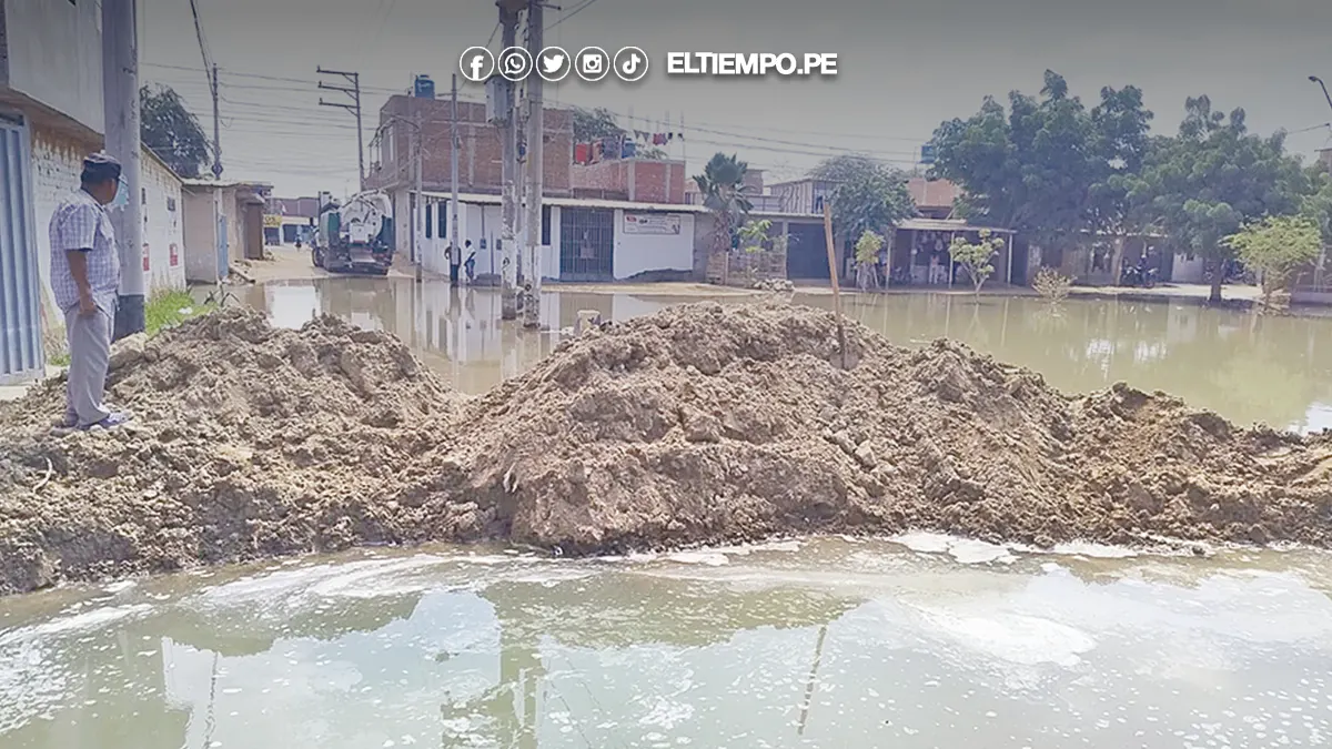colapso de alcantarillados en Piura