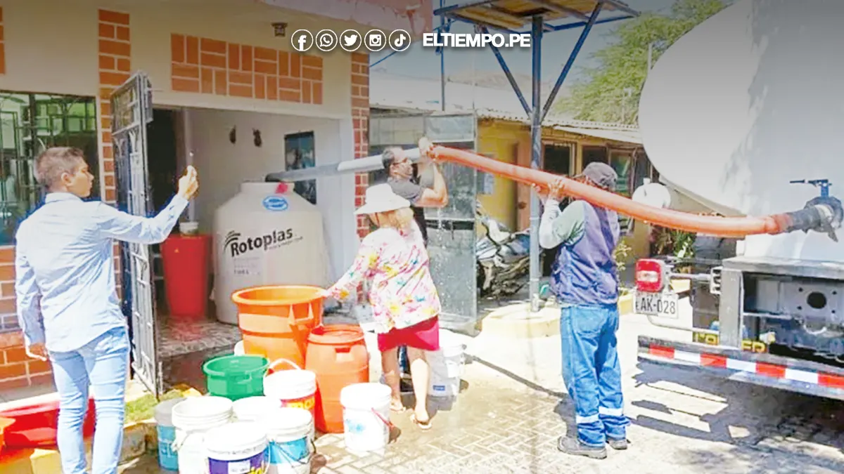 corte de agua en Piura