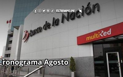Cronograma de pago Banco de la Nación agosto 2025: fechas para el sector público y ONP