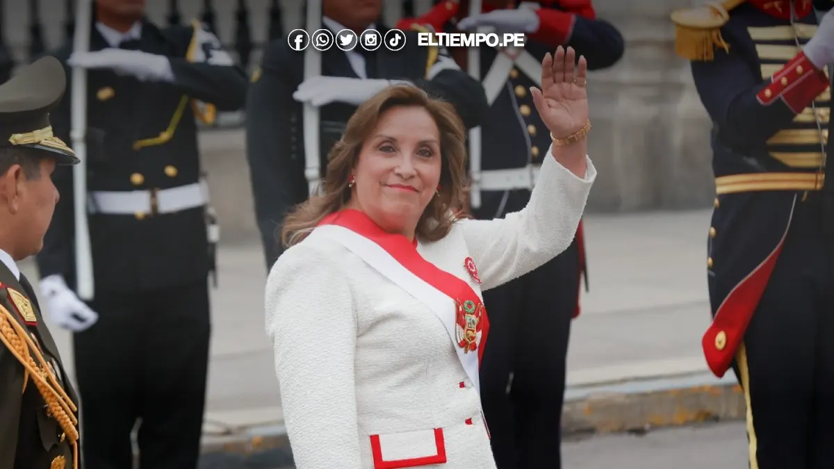 Dina Boluarte en Fiestas Patrias Dina Boluarte en Fiestas Patrias