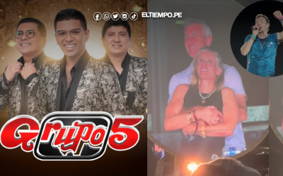 Grupo 5 utiliza video viral de infidelidad en concierto