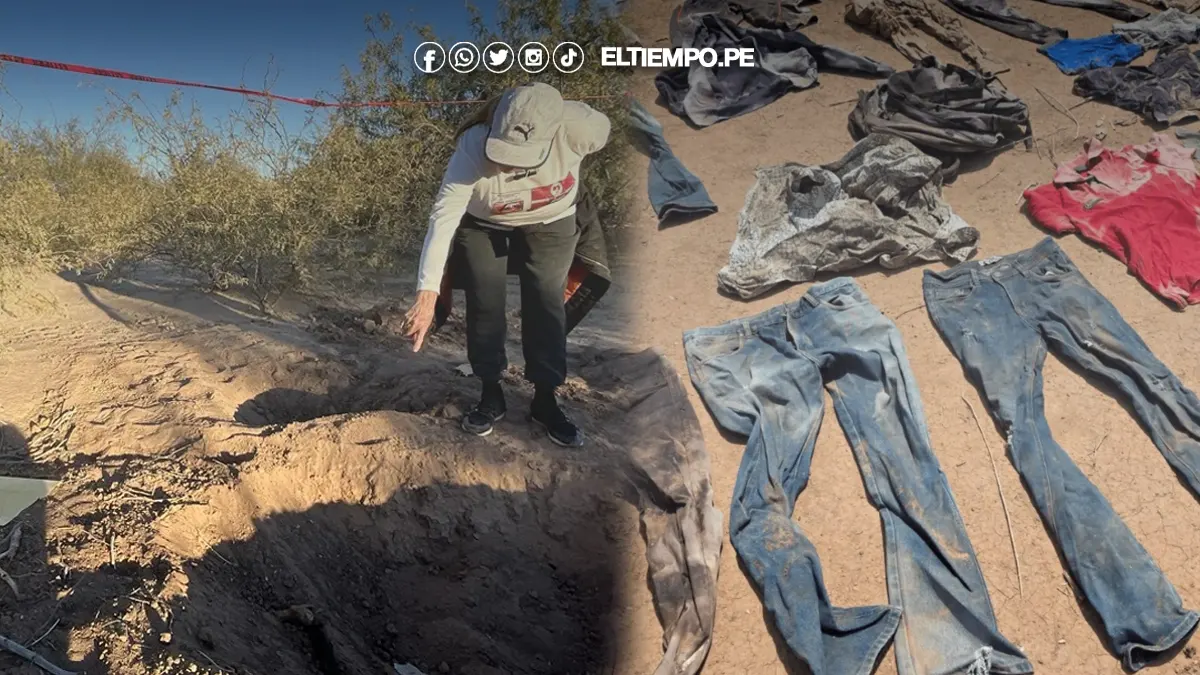 Hallan restos humanos y prendas en México Hallan restos humanos y prendas en México