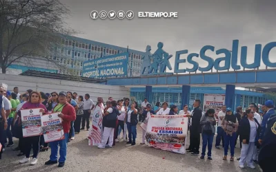 Trabajadores de EsSalud Piura acatan huelga nacional indefinida por deficiencias en atención a pacientes