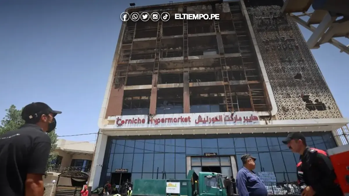 Incendio en centro comercial de la India