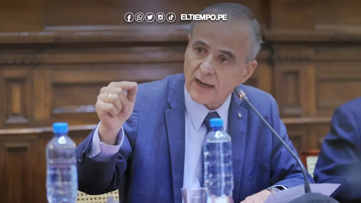 Ministro de Energía y Minas Jorge Montero