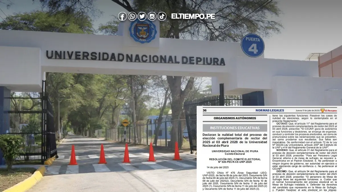 oficializan nulidad de elecciones en la UNP