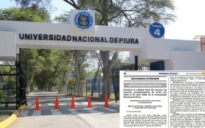 El Peruano oficializa nulidad de elecciones en la UNP por graves irregularidades