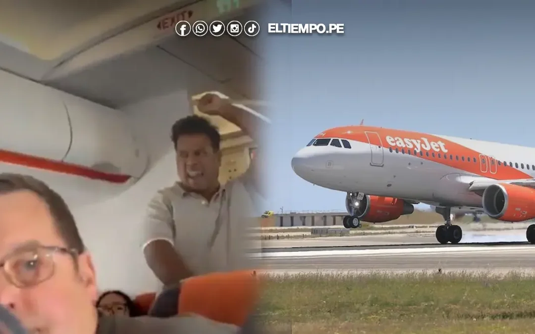Reino Unido: pasajero lanza amenaza de bomba y grita “Muerte a Estados Unidos” en pleno vuelo [VIDEO]