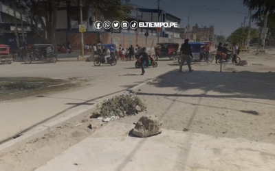 Piura: Retrazo en la obra de reconstrucción de la avenida Sullana genera protestas