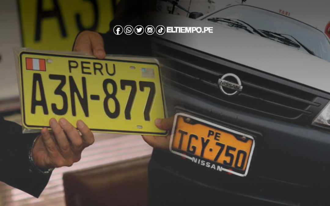Placa digital vehicular en Perú: Sunarp aprueba cambio desde el 1 de agosto