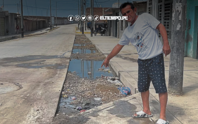 Sullana: Vecinos sufren colapso de desagües en urbanización Los Olivos
