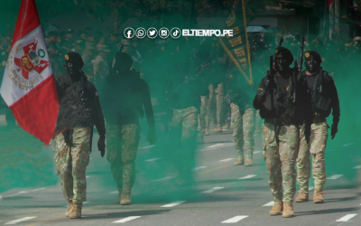 Piura: Av. San Martín fue escenario del desfile cívico-militar por Fiestas Patrias