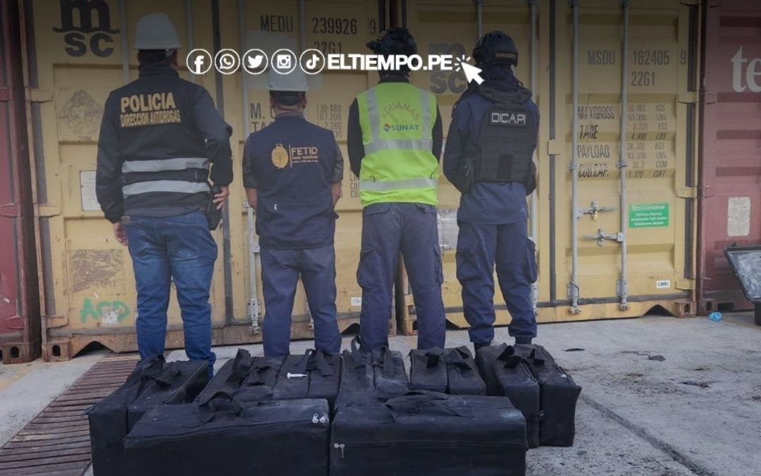 Puerto de Paita: Incautan 258 kilos de cocaína en contenedor con destino a España