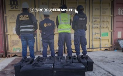 Puerto de Paita: Incautan 258 kilos de cocaína en contenedor con destino a España