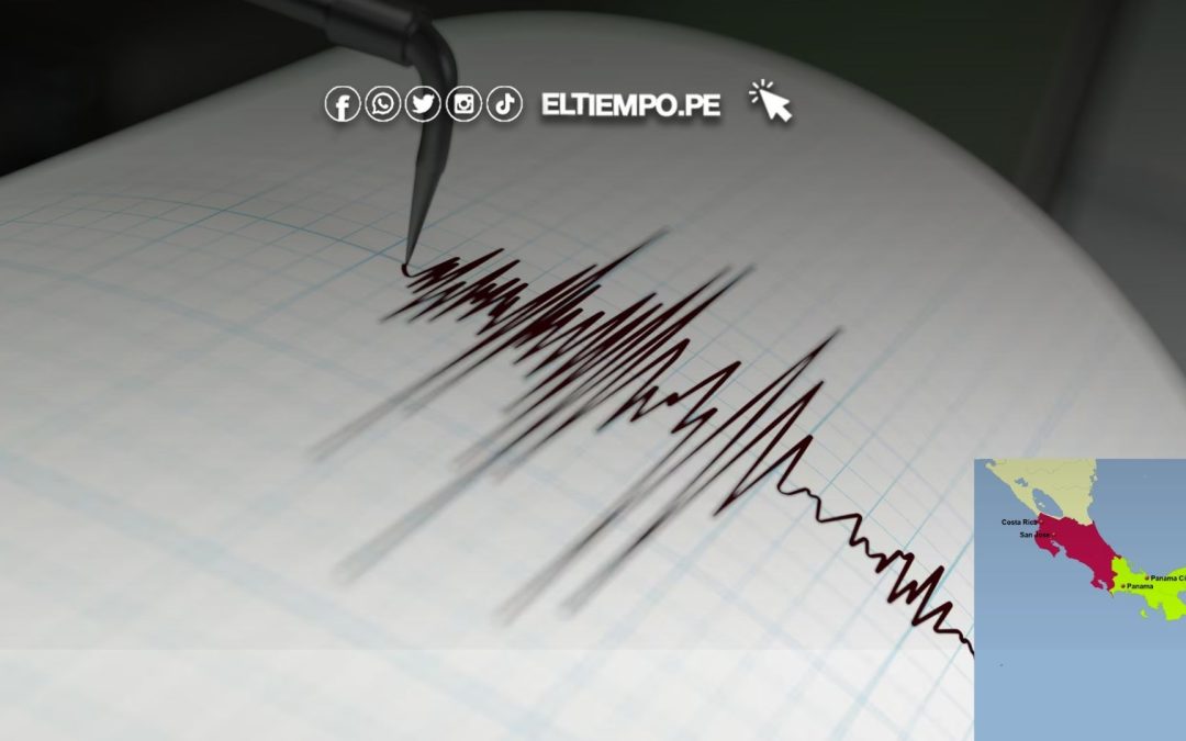 Temblor 6,2 grados Hoy lunes 14 de julio en Panamá y Costa Rica