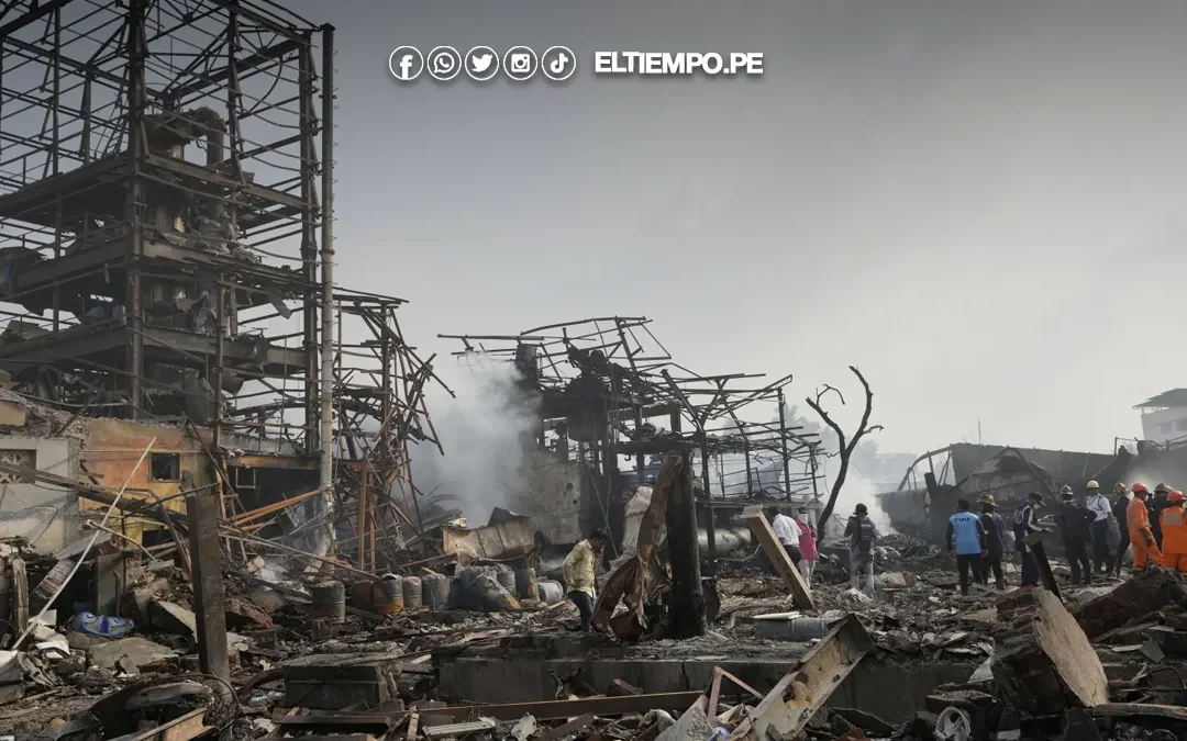 Explosión en fábrica química deja más de 30 muertos en India