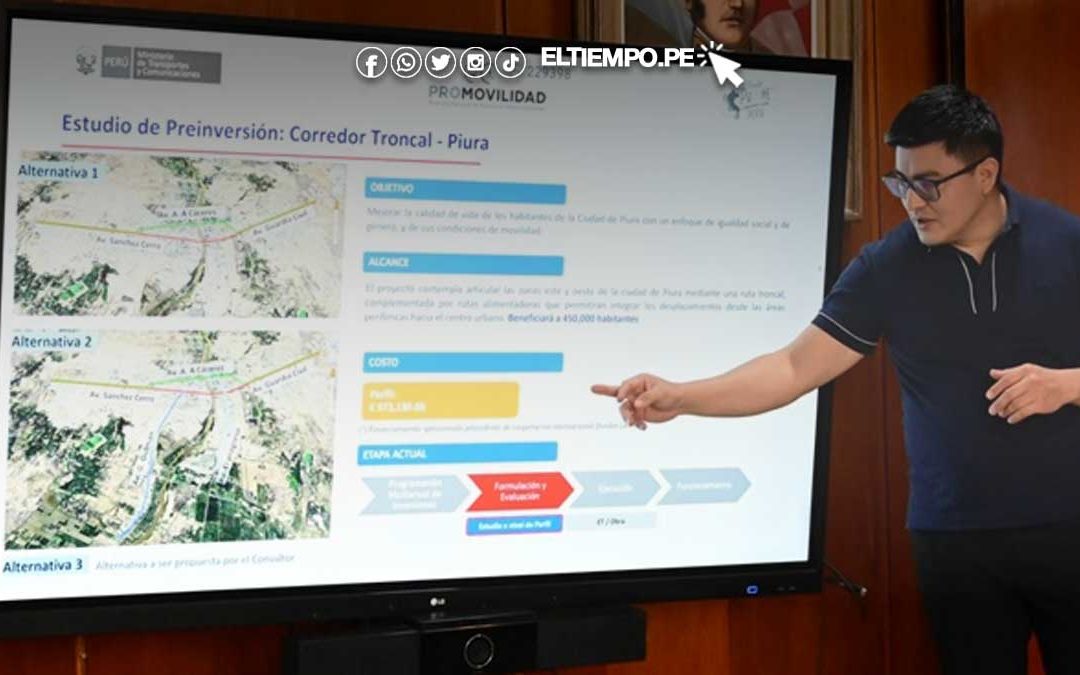 Piura: iniciarán elaboración del perfil para el sistema de buses de tránsito rápido en julio
