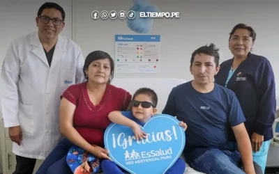 Piura: Niño de 7 años recupera la visión gracias a exitoso trasplante de córnea