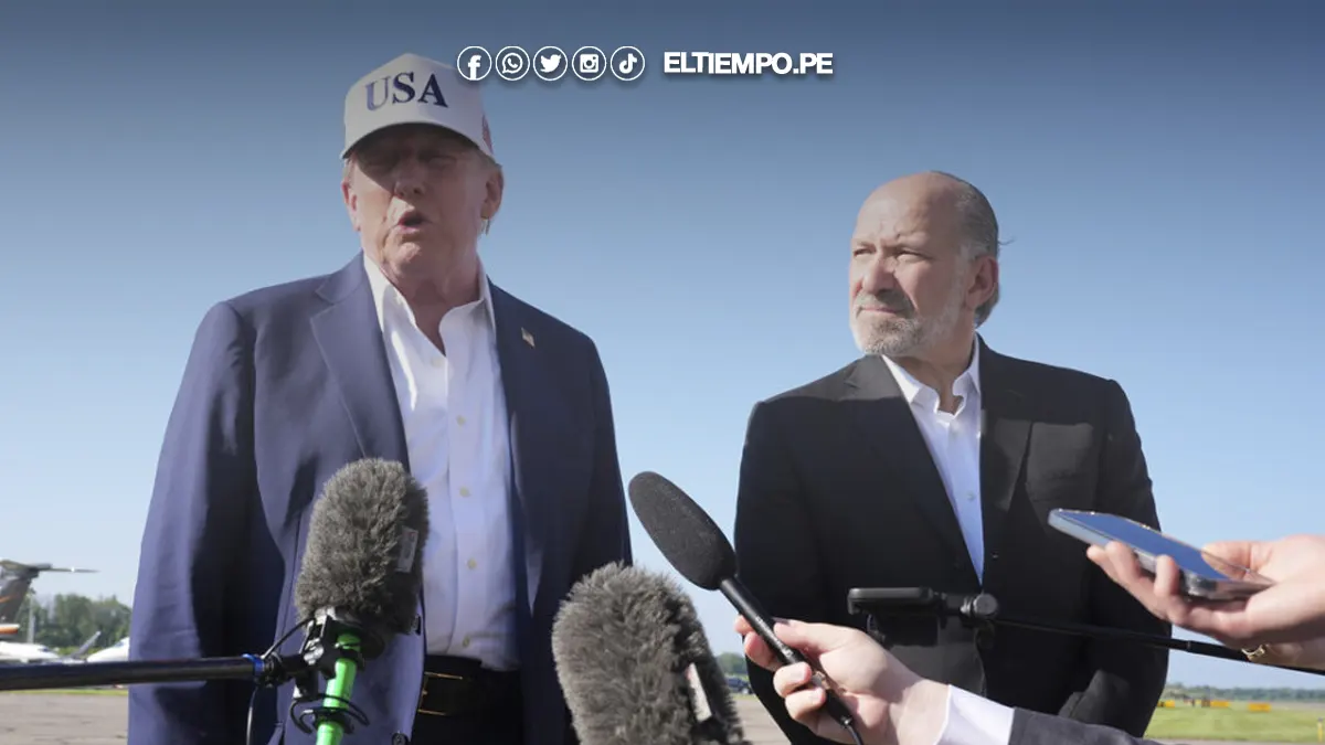 Trump en conferencia de prensa Trump en conferencia de prensa