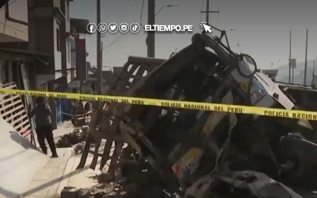 Accidente vehicular en vía Pasamayito deja tres personas fallecidas y varias heridas
