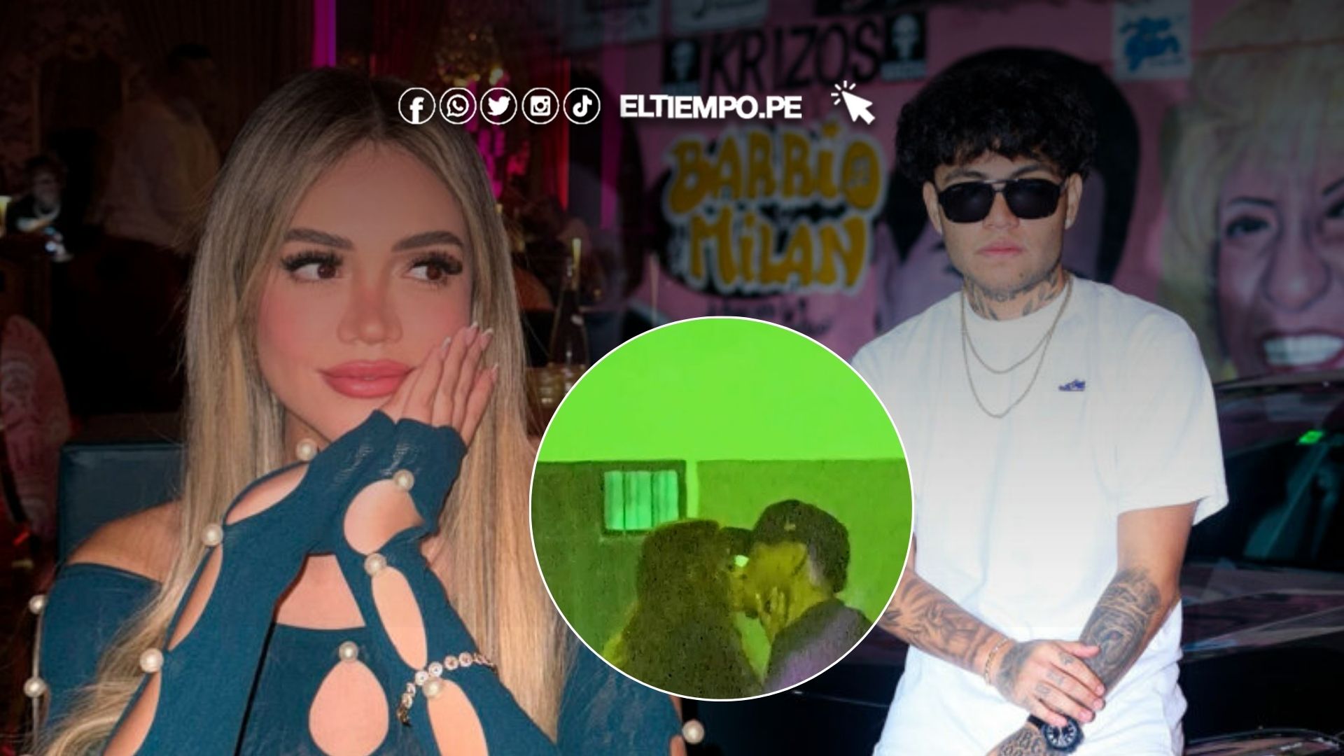 beso de Mayra Goñi y Neutro