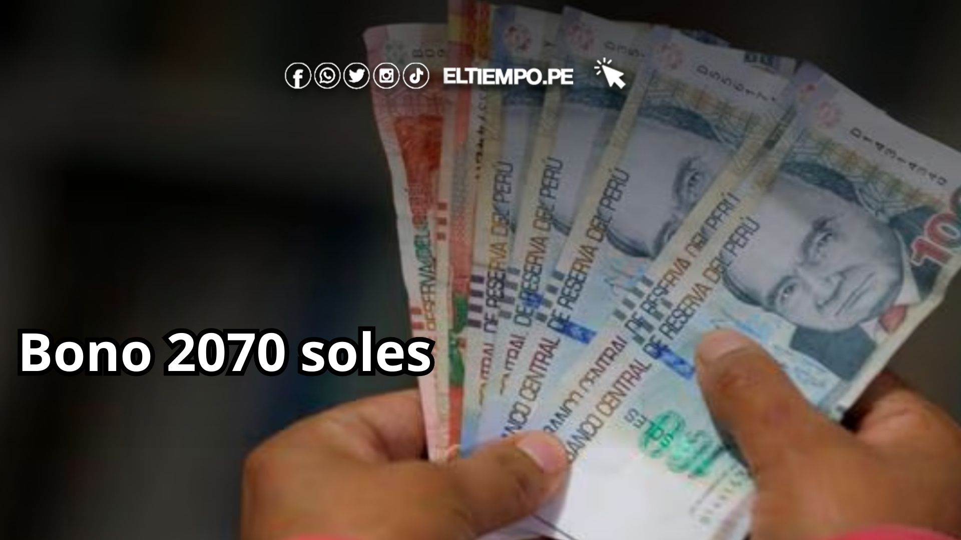 Bono 2070 soles Perú