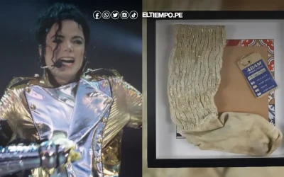 Subastan calcetín usado de Michael Jackson por más de 6.000 euros en Francia