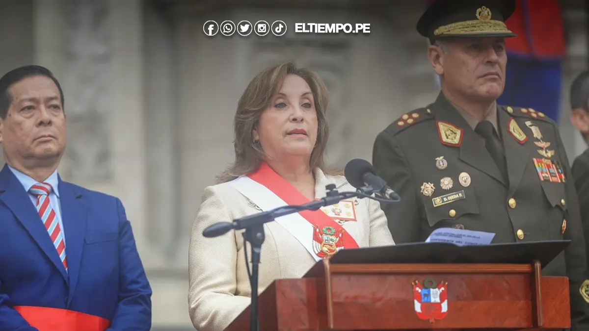Dina Boluarte acusa al Ministerio Público de intentar desestabilizar su Gobierno tras allanamiento a casa de su hermano