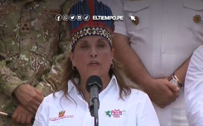 Dina Boluarte llega a la isla Chinería en Santa Rosa | EN VIVO