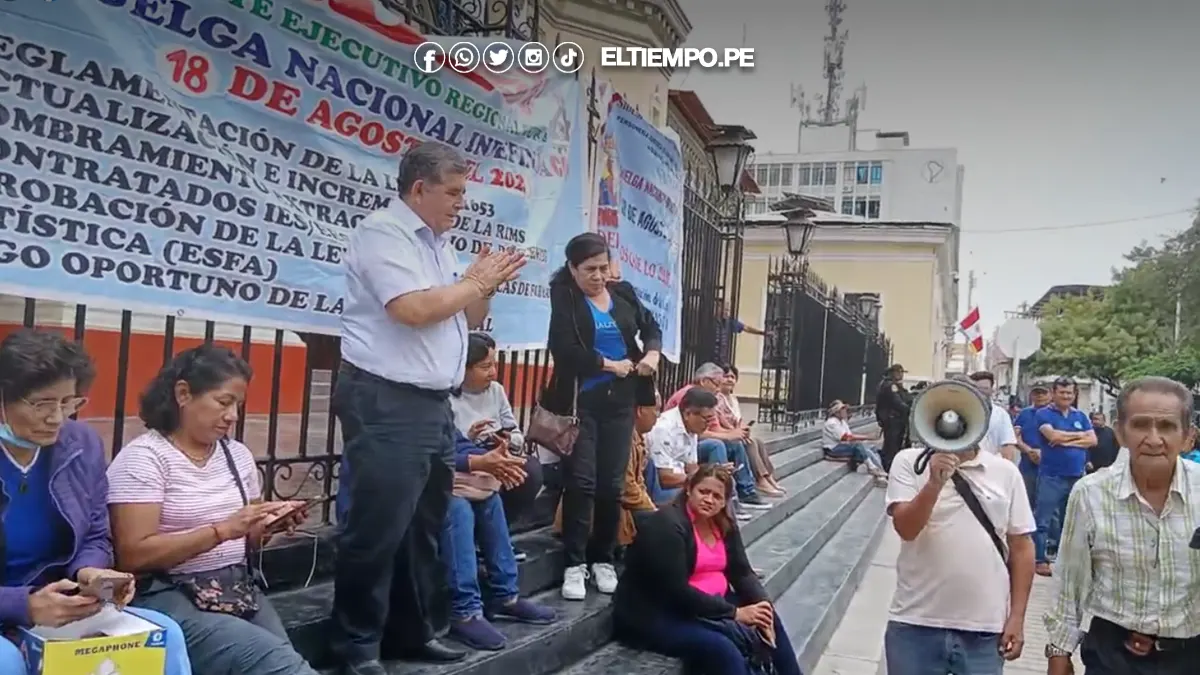 Docentes de educación superior en Piura acatan huelga nacional indefinida Docentes de educación superior en Piura acatan huelga nacional indefinida