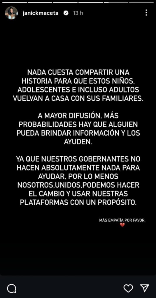 Janick Maceta,Jhon Mikhael Correa Márquez,Alerta Amber