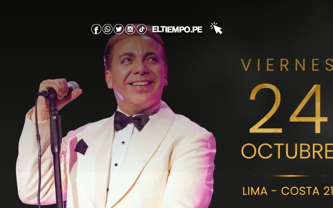 Entradas Teleticket para Cristian Castro en Lima 2025: Precios y LINK de compra