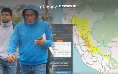Friaje en Perú: intensas lluvias y ráfagas de viento de hasta 45 km/h afectarán varias regiones