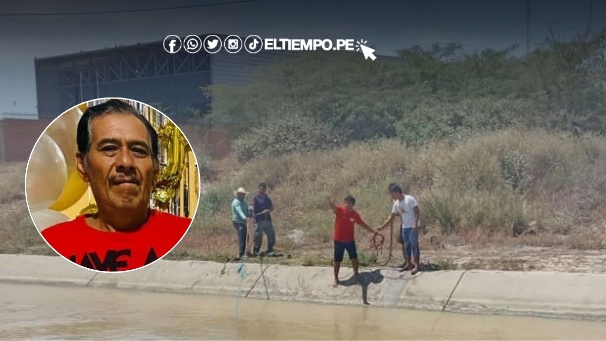 Piura: Hallan a hombre sin vida en el Canal Daniel Escobar en Sullana