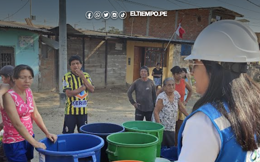 Sullana: Más de 4 mil usuarios padecen por falta de agua