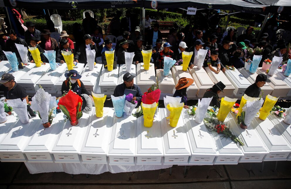 Masacre de Accomarca en Ayacucho (Perú) el 20 de mayo de 2022. FOTO: REUTERS / Sebastian Castaneda