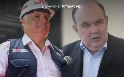 Ministro César Sandoval confirma denuncia contra López Aliaga por difamación
