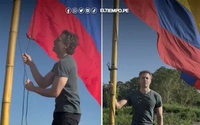 Piden declarar persona no grata a Daniel Quintero por izar bandera colombiana en territorio nacional