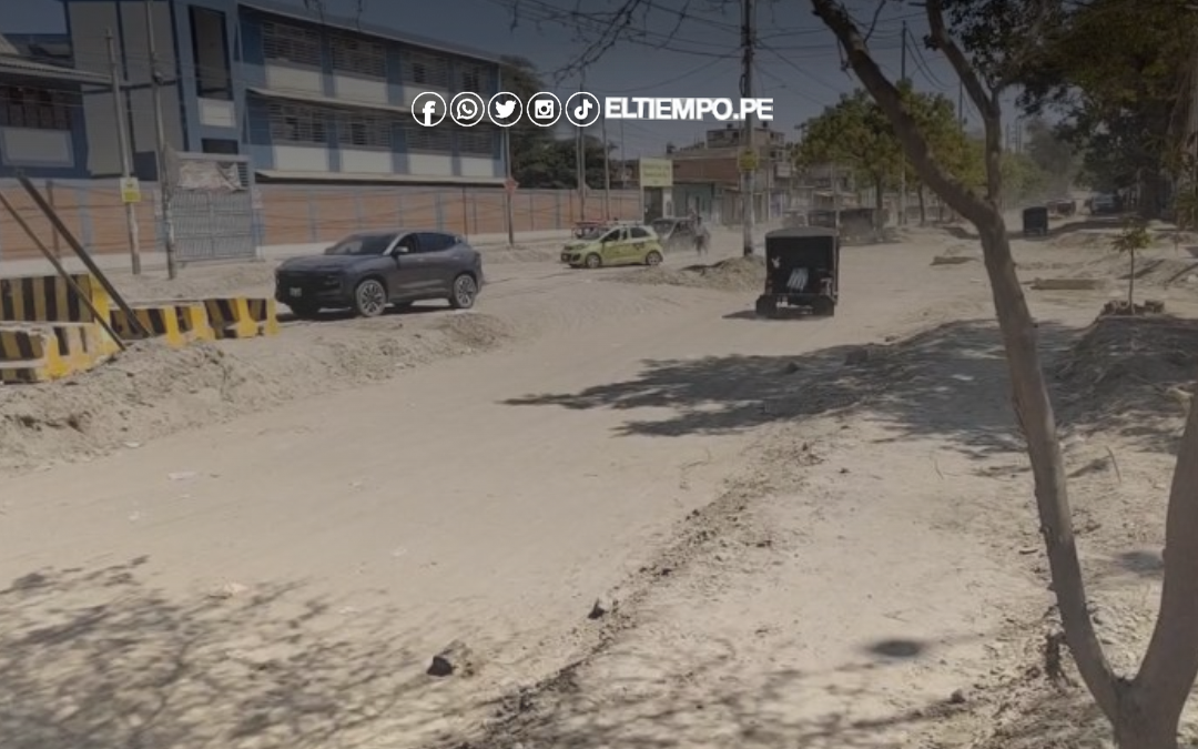 Av. Sullana Piura: la próxima semana inician obras de cambio de redes de agua