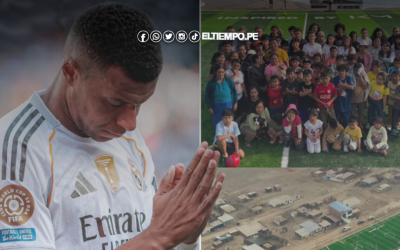 Fundación de Kylian Mbappé construirá colegio y campo de fútbol en Ancón