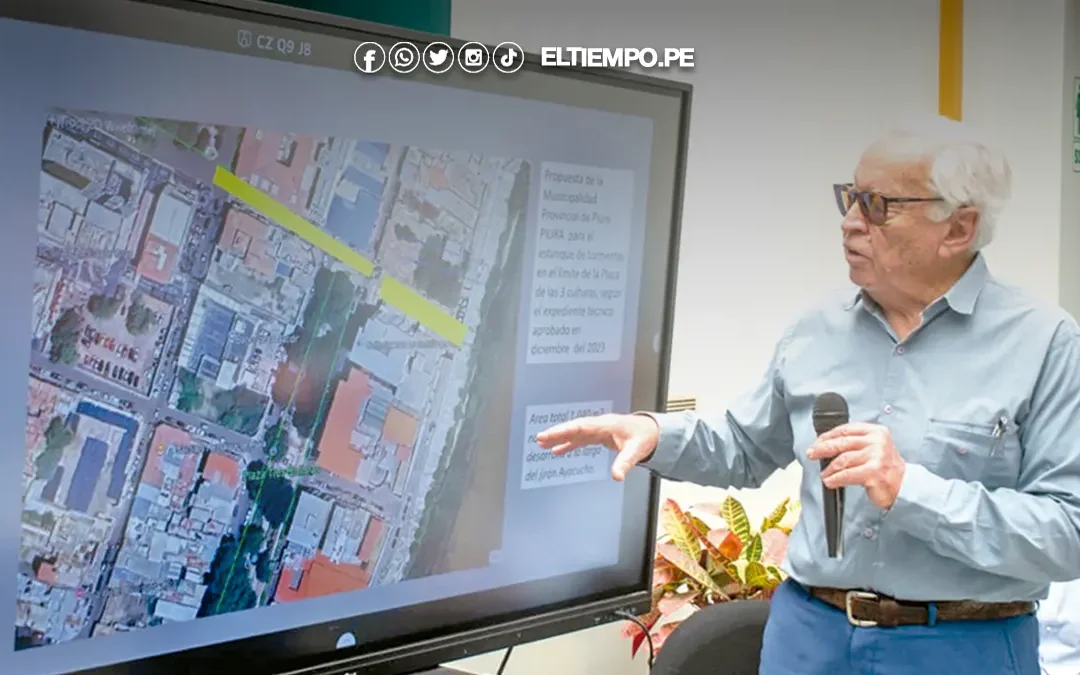 Piura: Proponen una nueva alternativa al tanque de tormentas en Plaza Tres Culturas