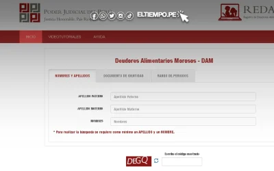 ¿Quién puede solicitar la inscripción en el REDAM 2025?