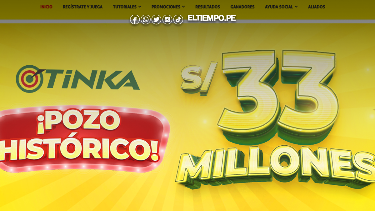 Resultados de La Tinka del domingo 10 de agosto de 2025 Resultados de La Tinka del domingo 10 de agosto de 2025